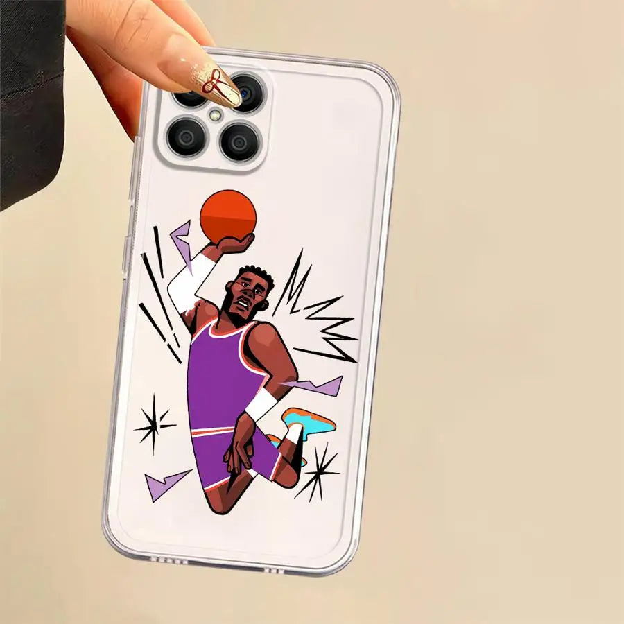 Soft Cover Phone Case for Honor X9b X8a X9a X8b 90 Lite X8 X7b Sports Characters