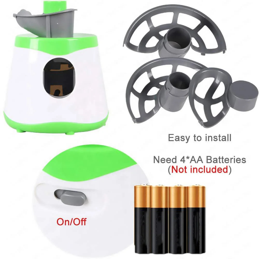 Kid Beginners Automatic Ping Pong Ball Throwing Machine Table Tennis Trainer Balls Launcher Training Machine Table Tennis Robot