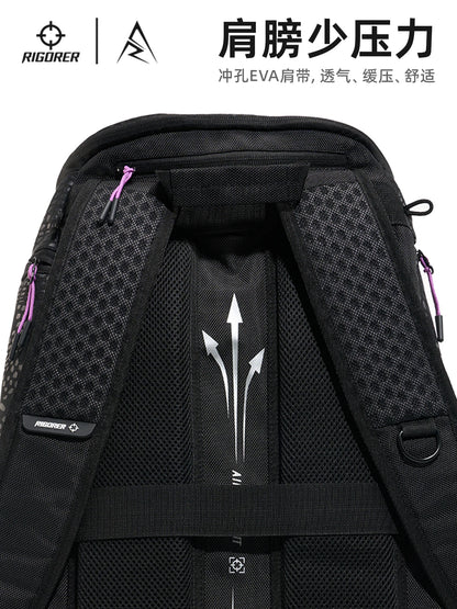 New Arrival! RIGORER Basketball Backpack, Large - Capacity Sports Bag for Fitness Training & Travel Storage, Durable & Practical