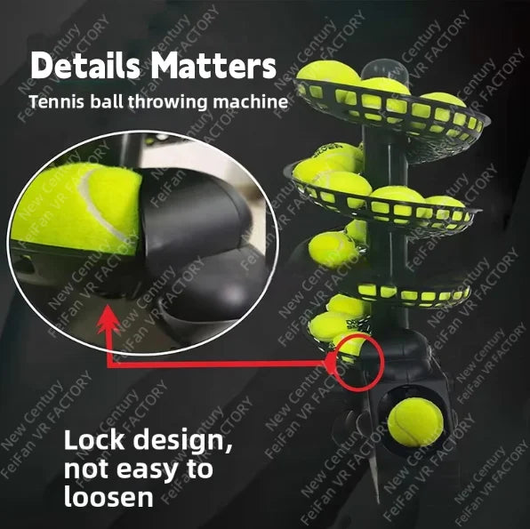 HOT NEW Smart Practice Launching Throwing Ball Training Equipment Feeder Robot Tennis Ball Sports Machine Launcher Robot Feeder