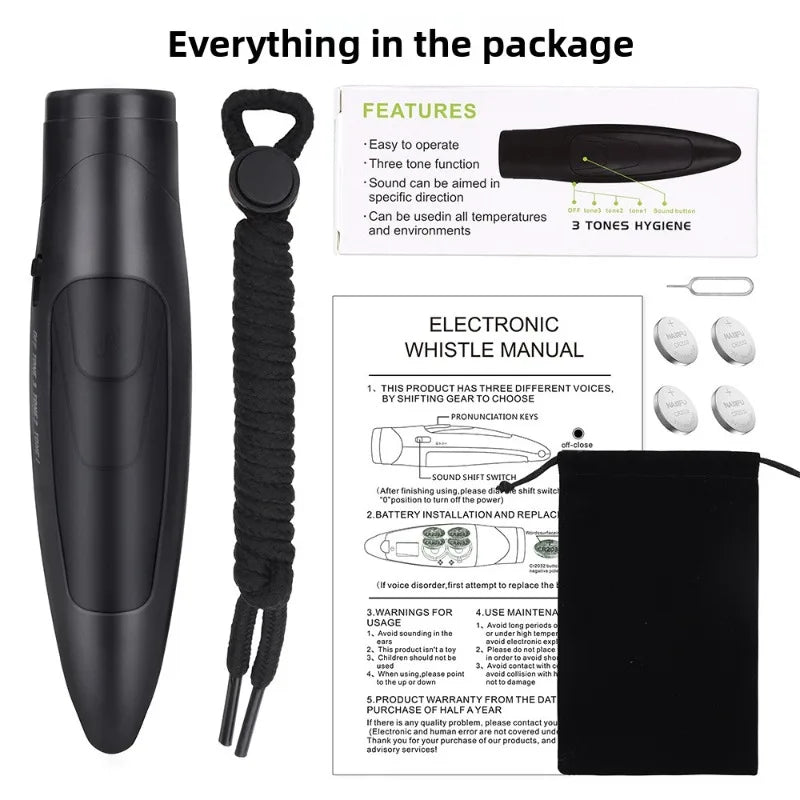 FEYA Judge Electronic Whistle Ball Sports Competition Pet Training Three Tone High Volume Whistle Custom Competition Accessories
