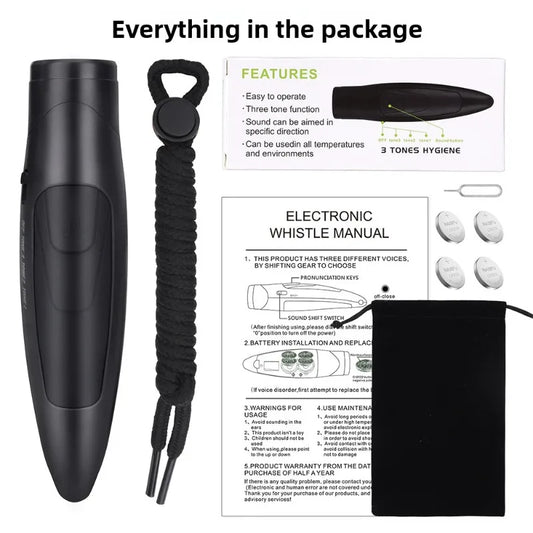 FEYA Judge Electronic Whistle Ball Sports Competition Pet Training Three Tone High Volume Whistle Custom Competition Accessories