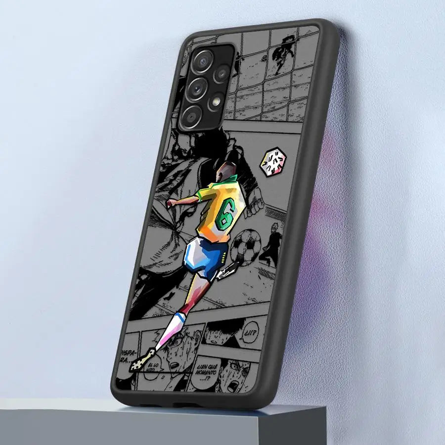 Cool Football Sports Anime Soft shell Case for Samsung Galaxy A73 A34 A52 A56 A24 A21s A22 A35 A36 A54 A53 A25 A26