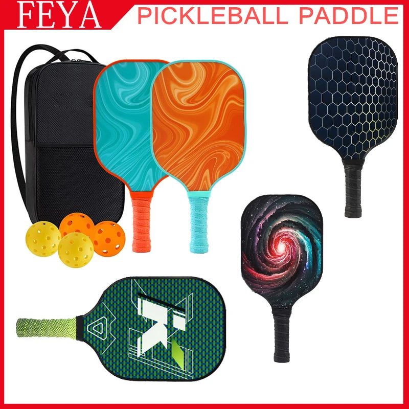 FEYA Pickleball Paddle Fiberglass USAPA Certification Outdoor Sports Strong Rebound Precise Ball Control Custom Picklebal Paddle