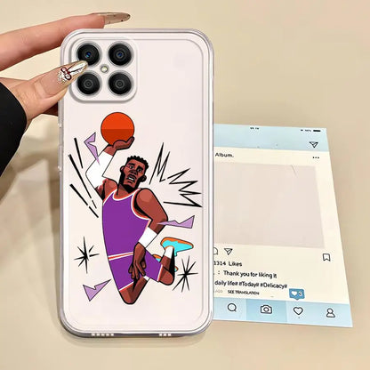 Soft Cover Phone Case for Honor X9b X8a X9a X8b 90 Lite X8 X7b Sports Characters