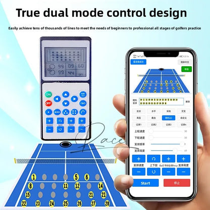 Intelligent Tennis Automatic Ball Machine Single and Multiplayer Training Ball Launcher Coach Teaching
