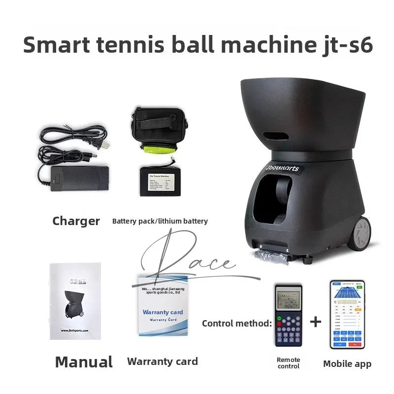 Intelligent Tennis Automatic Ball Machine Single and Multiplayer Training Ball Launcher Coach Teaching