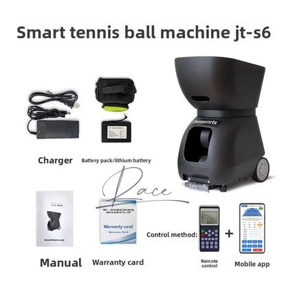 Intelligent Tennis Automatic Ball Machine Single and Multiplayer Training Ball Launcher Coach Teaching