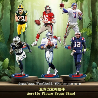 Sports Star Peripheral Seamless Interlayer Printing Characters Acrylic Stand Model Desktop Display Exquisite Gifts for Children