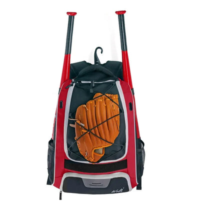 Baseball Softball Backpack with Shoes Compartment Outdoor Softball Bat Bag for Youth Adult Large Capacity Sports Shoulder Bags