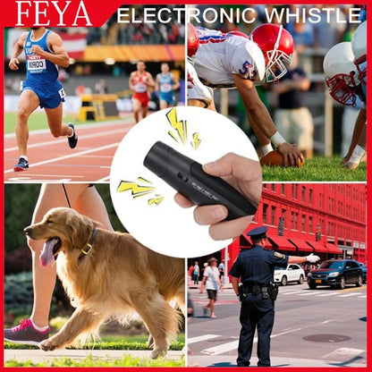 FEYA Judge Electronic Whistle Ball Sports Competition Pet Training Three Tone High Volume Whistle Custom Competition Accessories