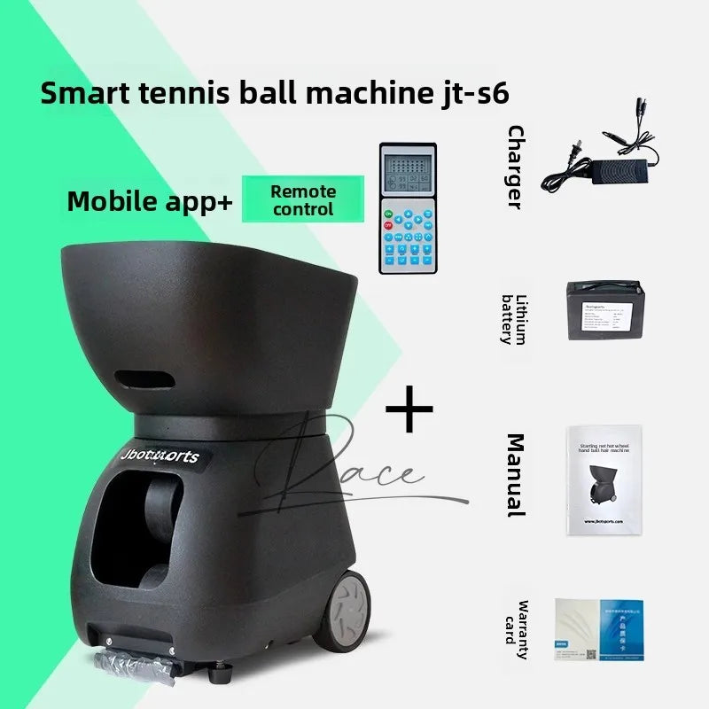 Intelligent Tennis Automatic Ball Machine Single and Multiplayer Training Ball Launcher Coach Teaching
