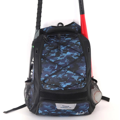 Baseball Softball Backpack with Shoes Compartment Outdoor Softball Bat Bag for Youth Adult Large Capacity Sports Shoulder Bags