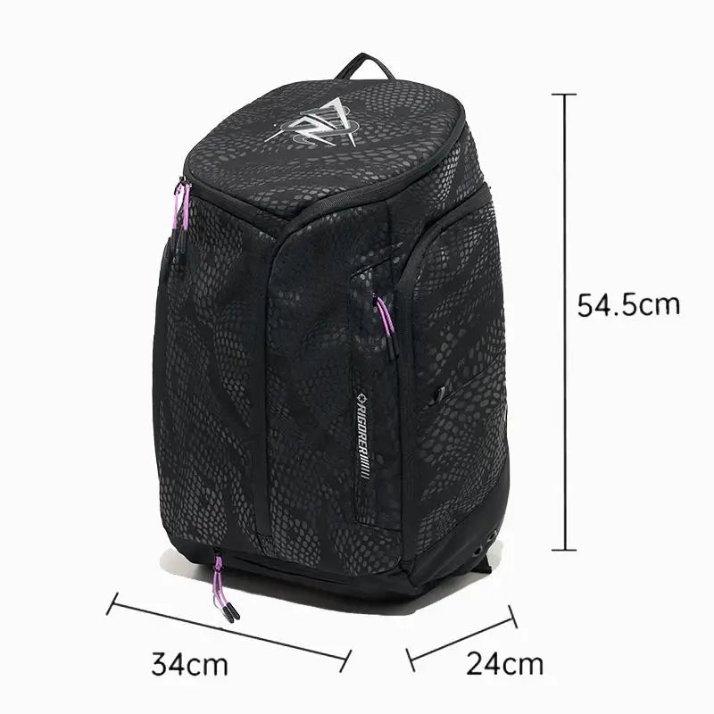 New Arrival! RIGORER Basketball Backpack, Large - Capacity Sports Bag for Fitness Training & Travel Storage, Durable & Practical