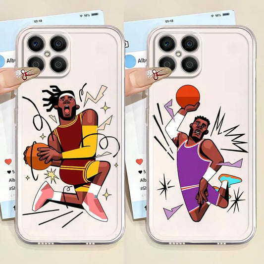 Soft Cover Phone Case for Honor X9b X8a X9a X8b 90 Lite X8 X7b Sports Characters