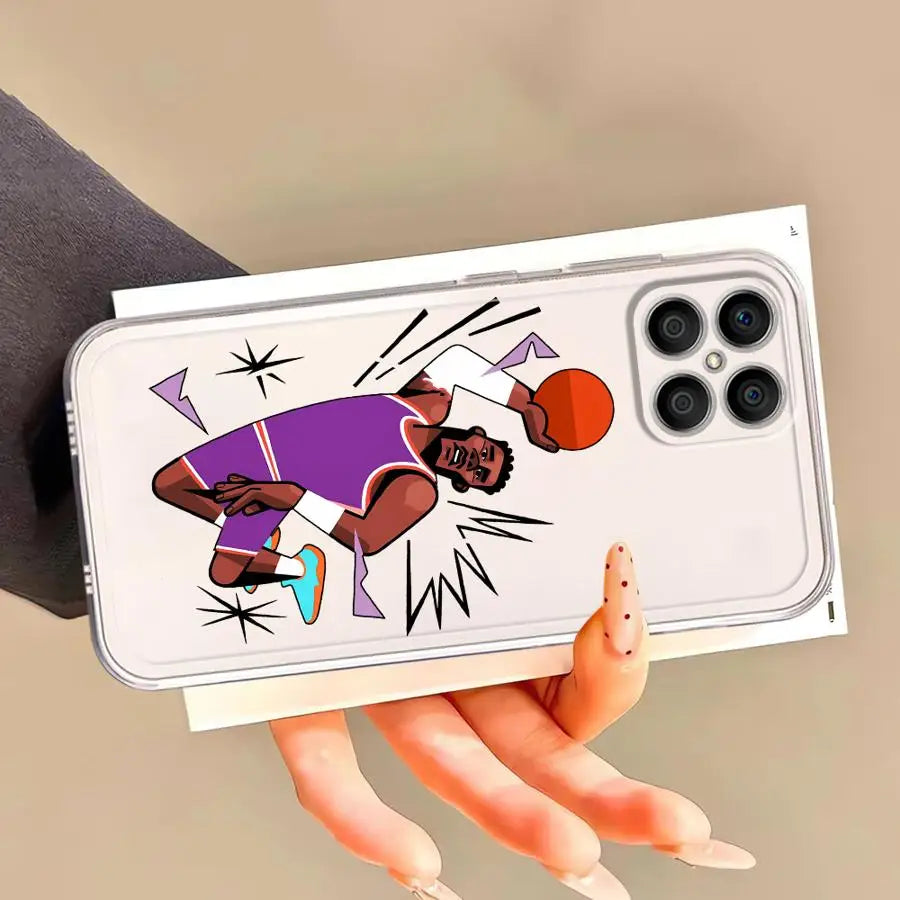 Soft Cover Phone Case for Honor X9b X8a X9a X8b 90 Lite X8 X7b Sports Characters