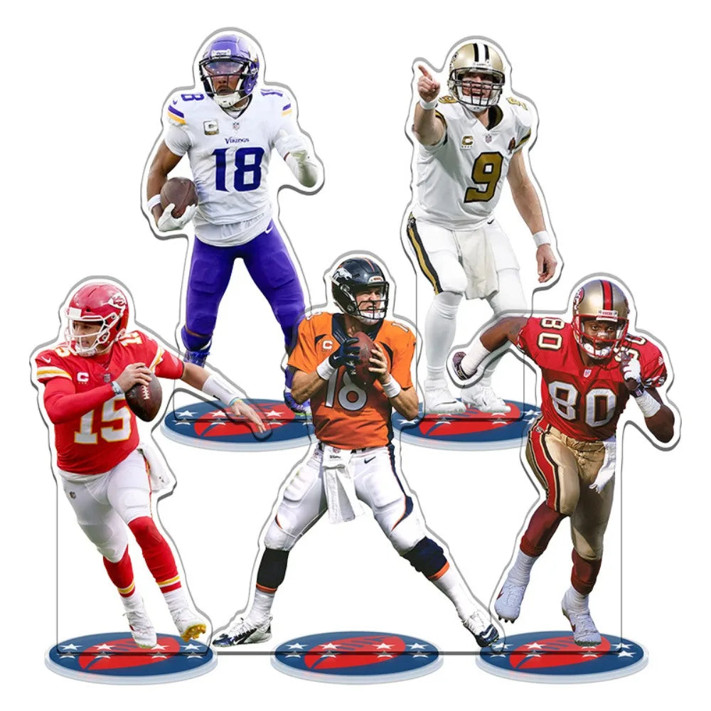 Sports Star Peripheral Seamless Interlayer Printing Characters Acrylic Stand Model Desktop Display Exquisite Gifts for Children