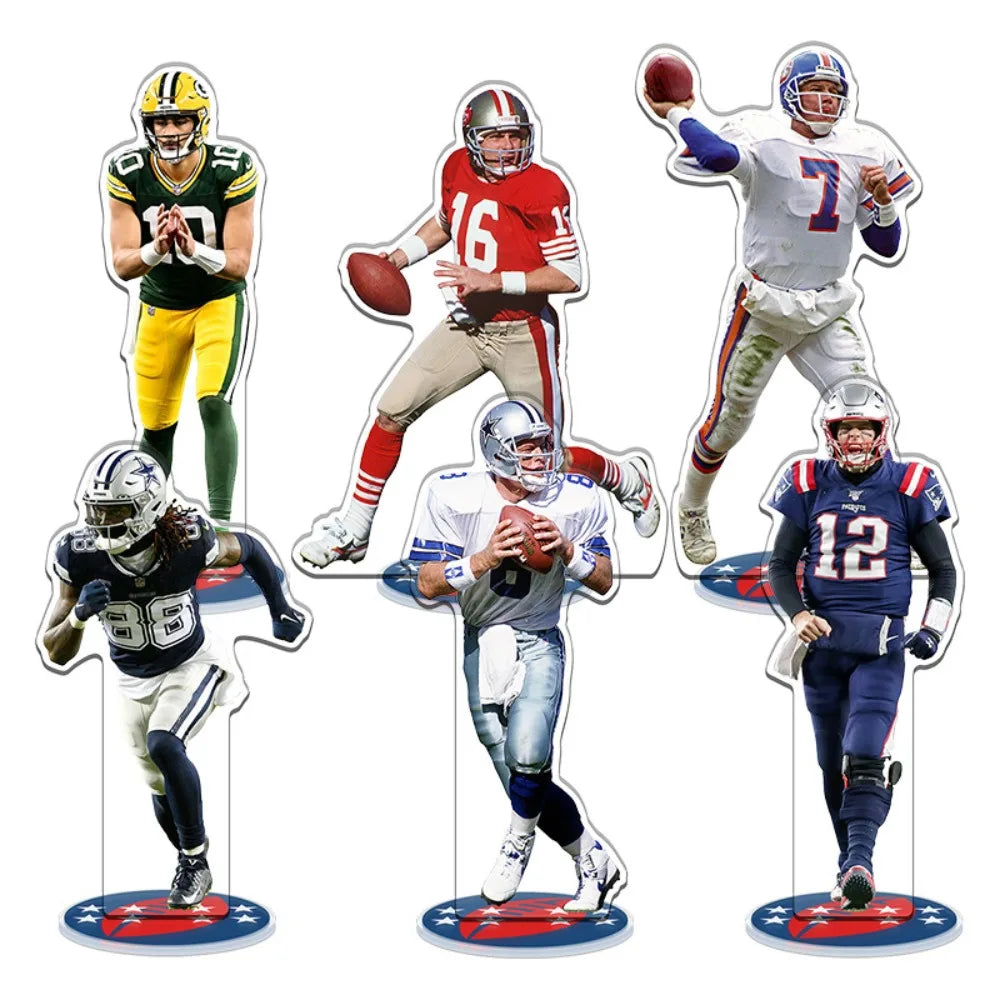 Sports Star Peripheral Seamless Interlayer Printing Characters Acrylic Stand Model Desktop Display Exquisite Gifts for Children