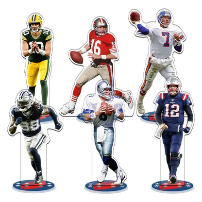 Sports Star Peripheral Seamless Interlayer Printing Characters Acrylic Stand Model Desktop Display Exquisite Gifts for Children