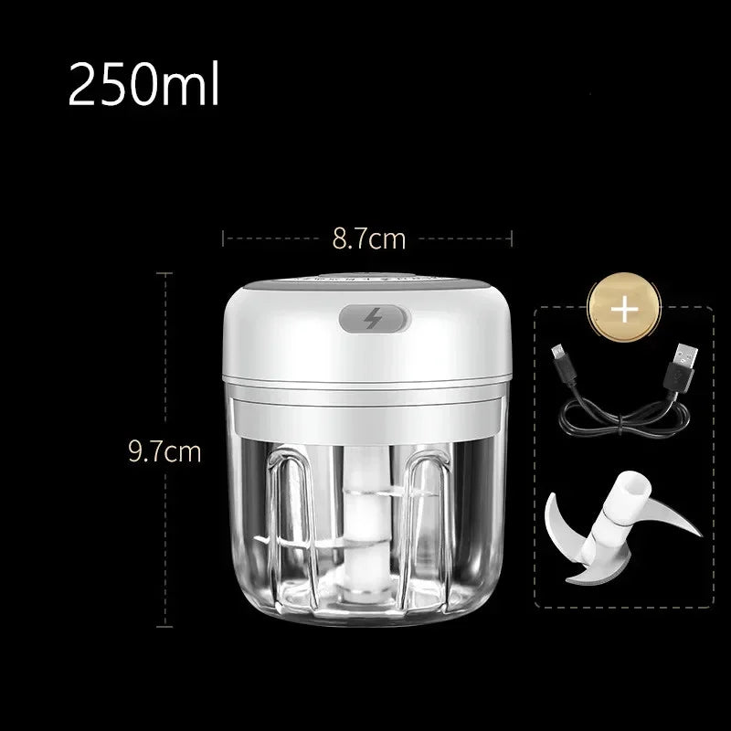 500/900ML Hand Chopper Manual Ginger Grinder Garlic Mud Splasher  Rotate Press Crusher Vegetable Onion Cutter Kitchen Tool