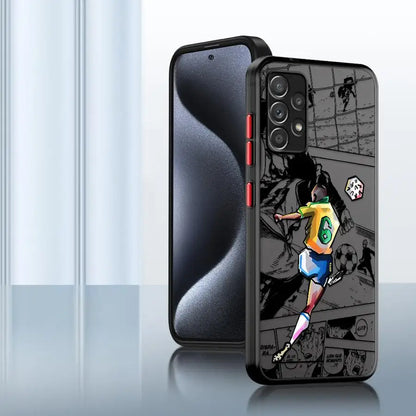 Cool Football Sports Anime Soft shell Case for Samsung Galaxy A73 A34 A52 A56 A24 A21s A22 A35 A36 A54 A53 A25 A26