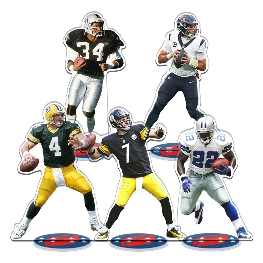 Sports Star Peripheral Seamless Interlayer Printing Characters Acrylic Stand Model Desktop Display Exquisite Gifts for Children